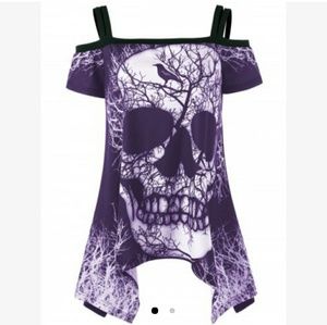 Cold shoulder t shirt